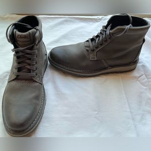 Clarks Gray Boots size 9 Men